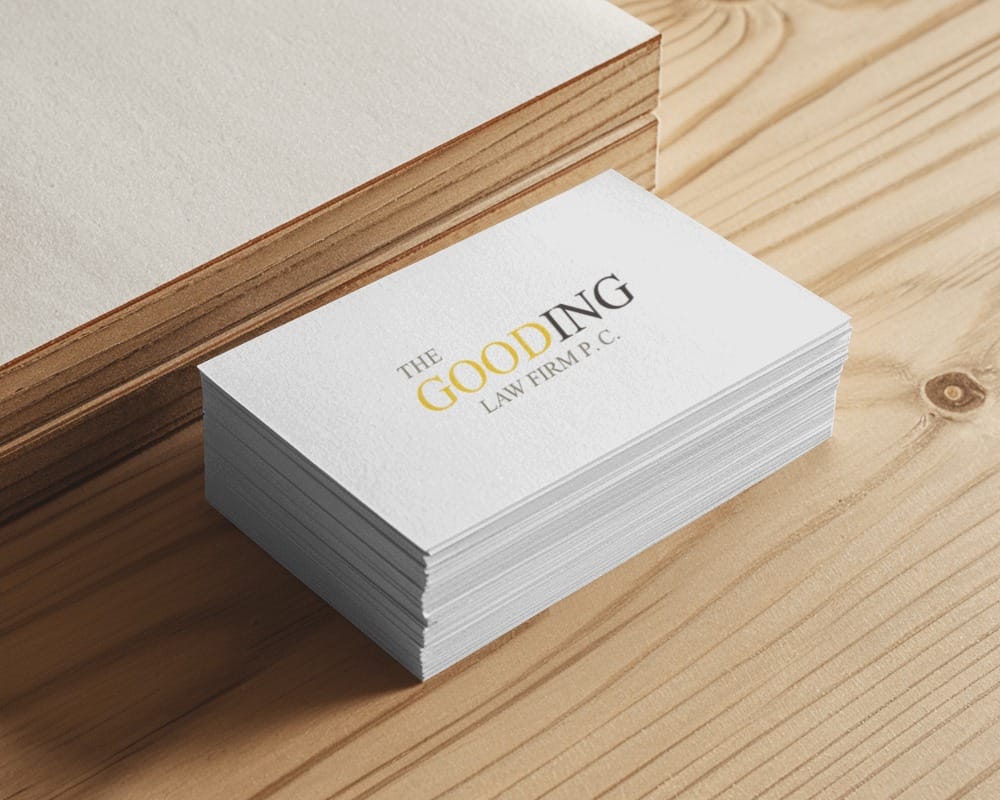 Gooding Law Firm Business Card